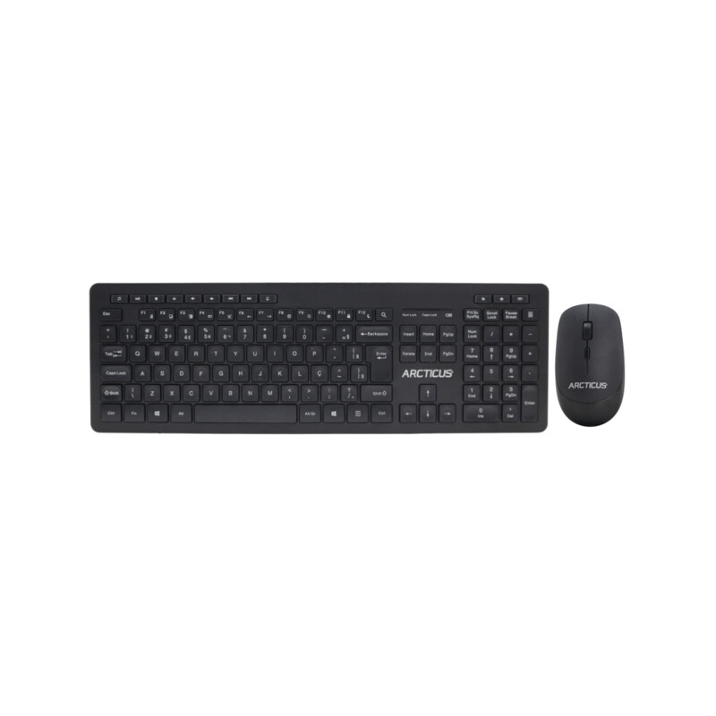 Teclado E Mouse Sem Fio Arcticus CW241 Advanced