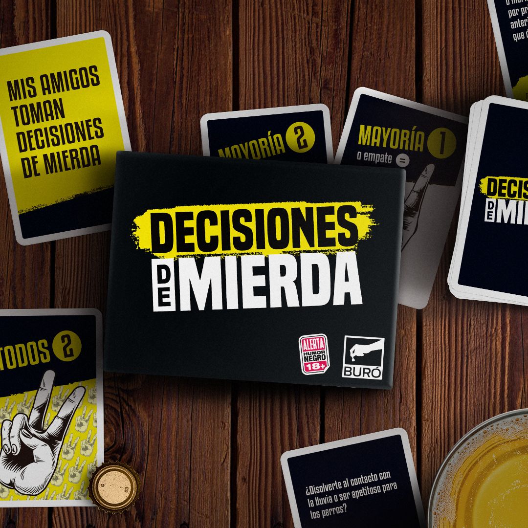 Juego de mesa DECISIONES DE MIERDA