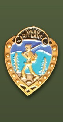 Norwegian Foot March Pin - Gold