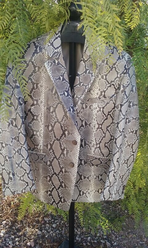 Men's Python Blazer