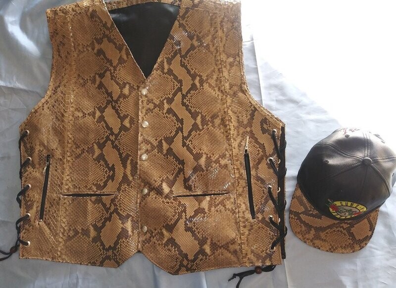 Python Tan Skin Vest