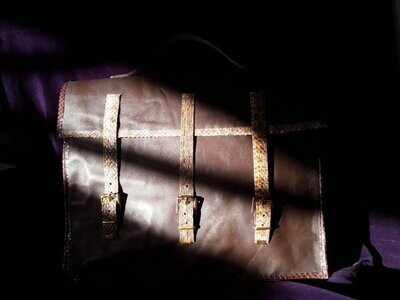 Briefcase Leather/Rattlesnake