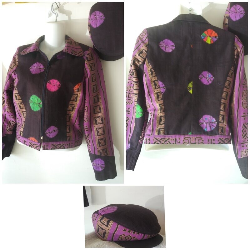 Female Purple Jacket & Cap