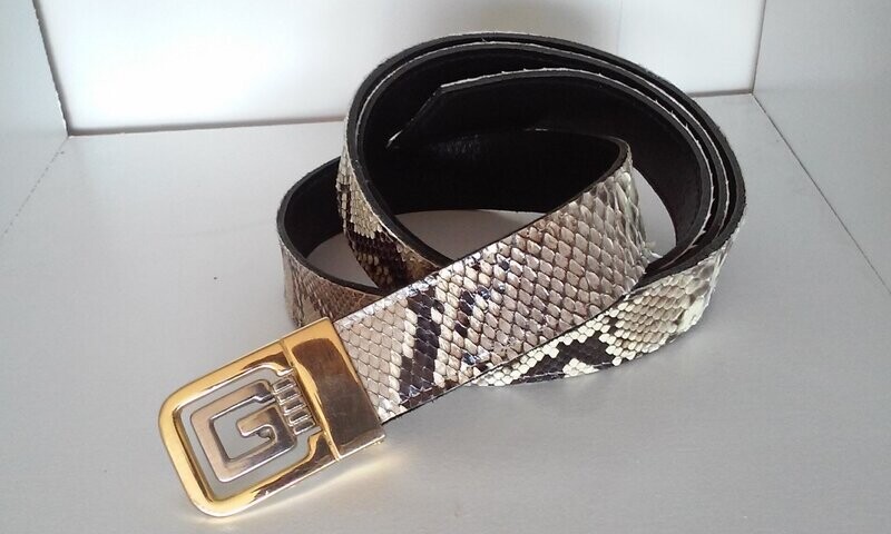 Men Python Belt