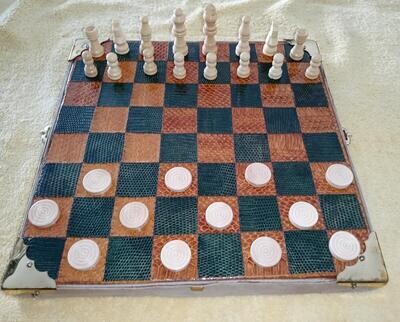 Chessboard-Lizard/Snakeskin