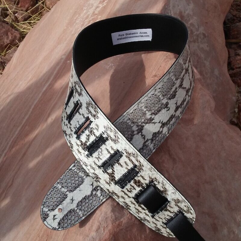 Guitar Strap- White and Black