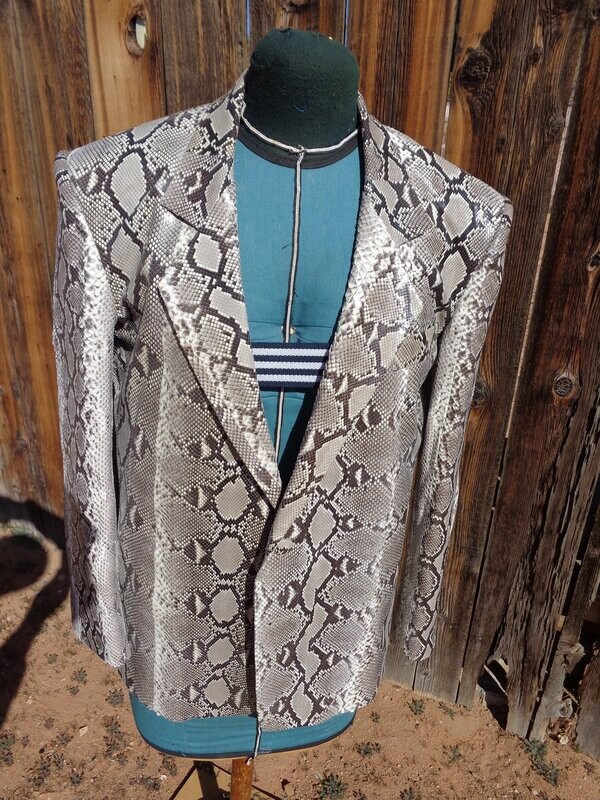 Men Custom Python Blazer