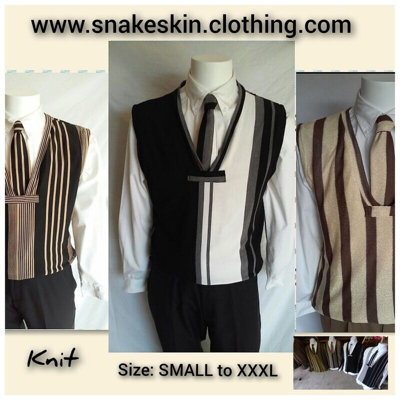 Knit Vest Sweater & Tie
