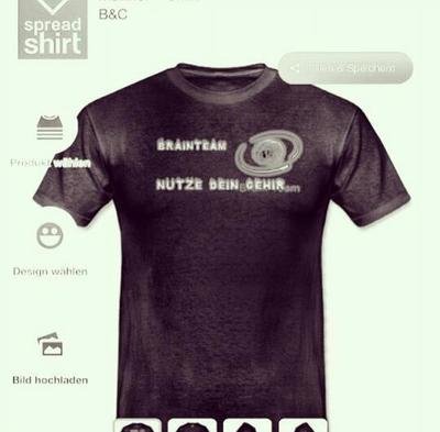Brain-Team T-shirt (schwarz)