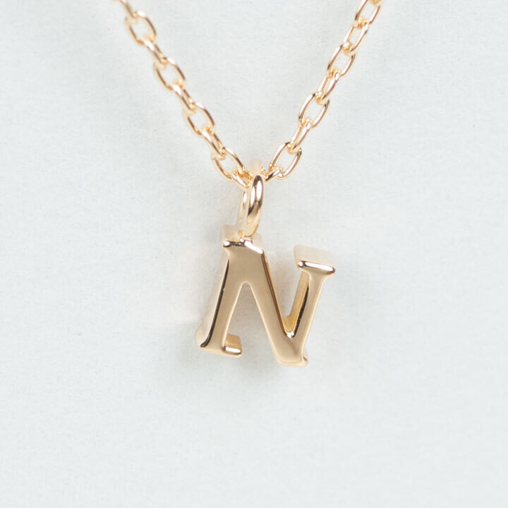 アルファベット・ネックレス［N］