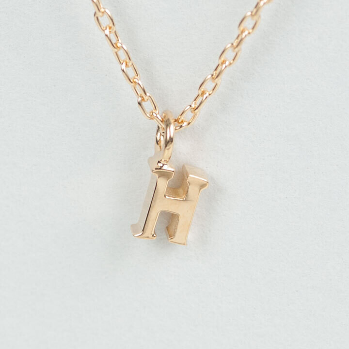 アルファベット・ネックレス［H］