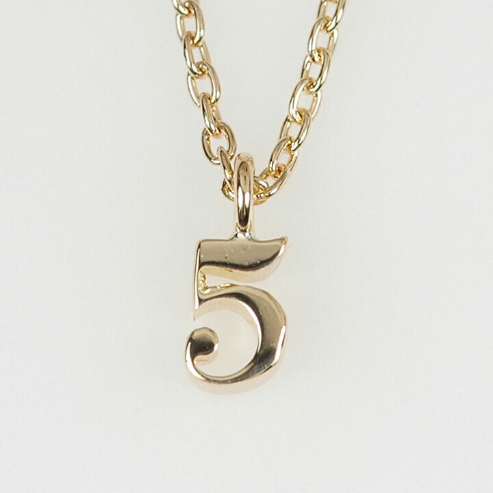 ラッキーナンバー・ネックレス［5］