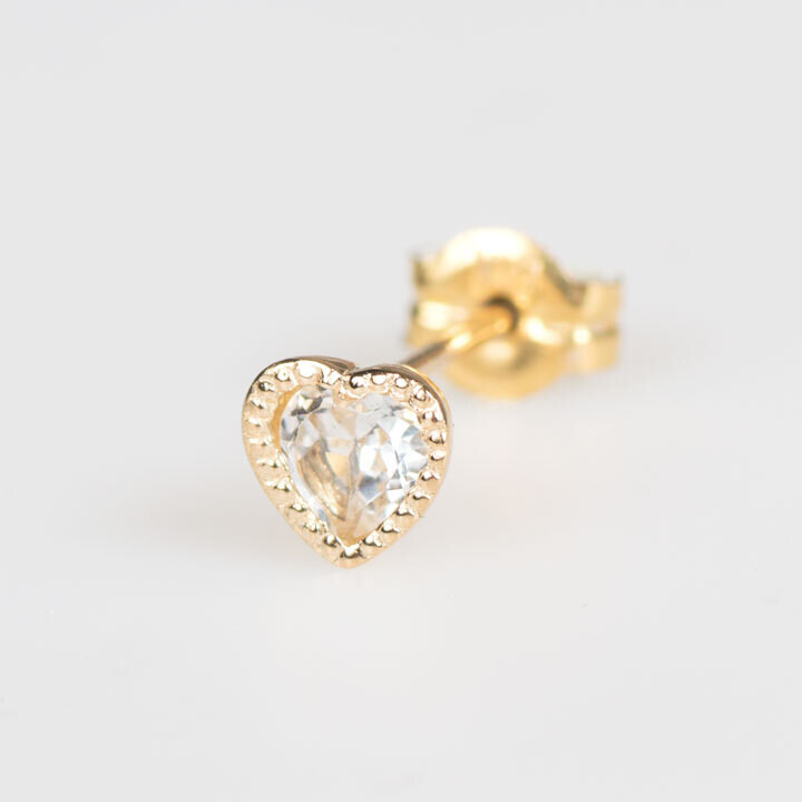 チャビー・ハーツ・ピアス［ホワイト］