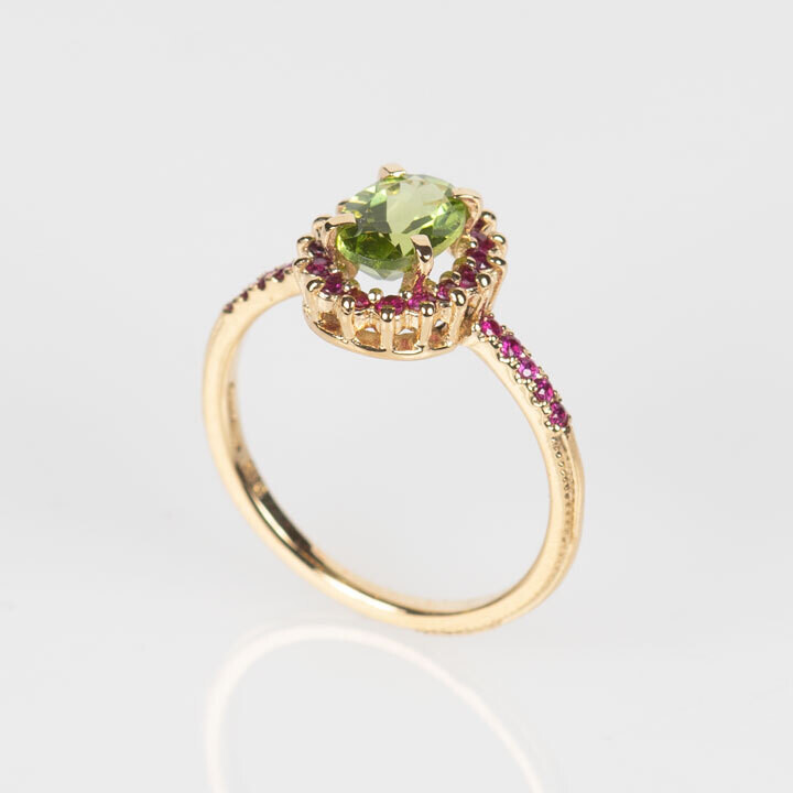 リンジー・リング［ペリドット×ルビー］