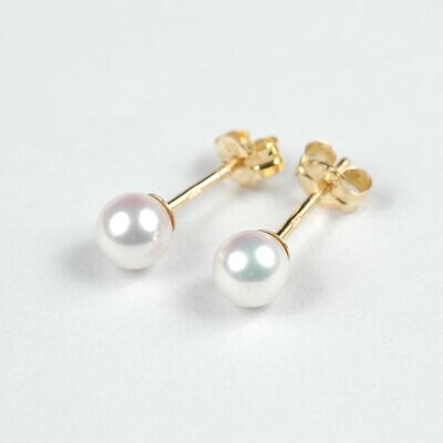 4.5mm・パール・ピアス