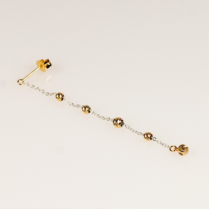 プラネット・ピアス［シルバー・チェーン］