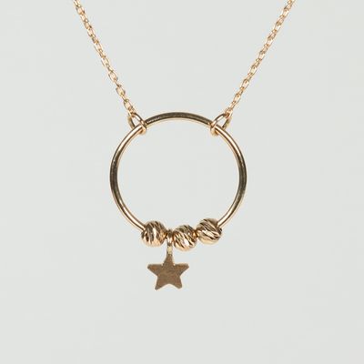 プラネット・サークル ＋ Wish Star ネックレス