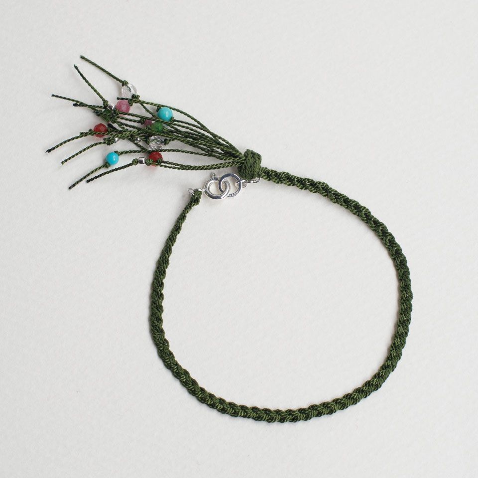 『花火』ブレスレット［グリーン］