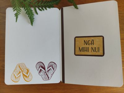 Summer flavour "Kia Ora" card