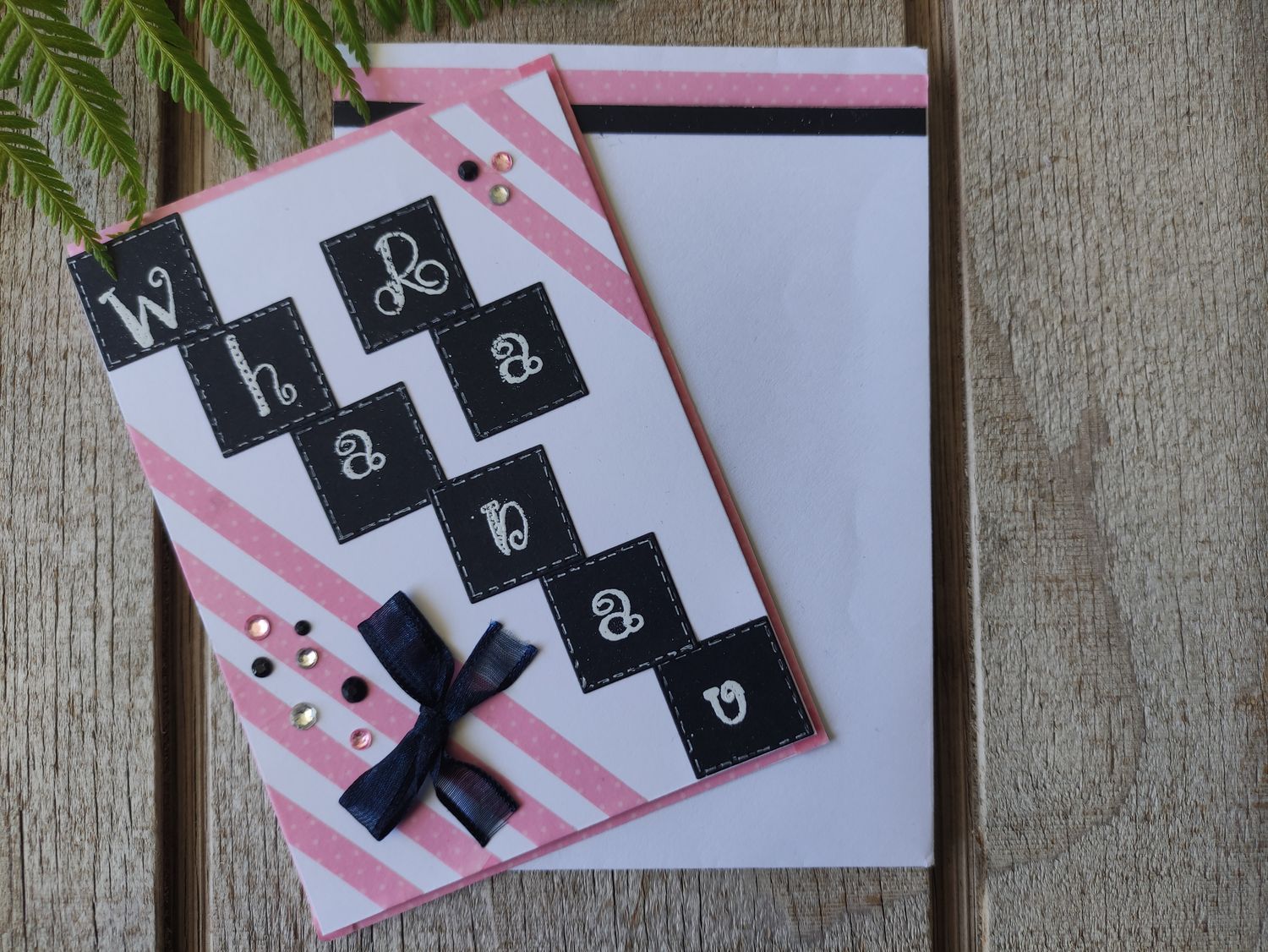 Pink &amp; Black &quot;Rā Whānau&quot; card