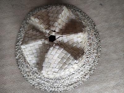 Lemon Squeezer natural harakeke potae