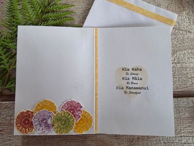 Kia Kaha - Where flowers bloom