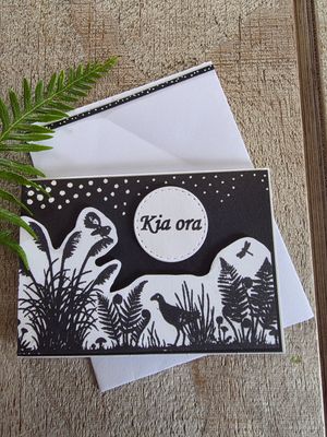 "Kia Ora" Mini Card - Hello