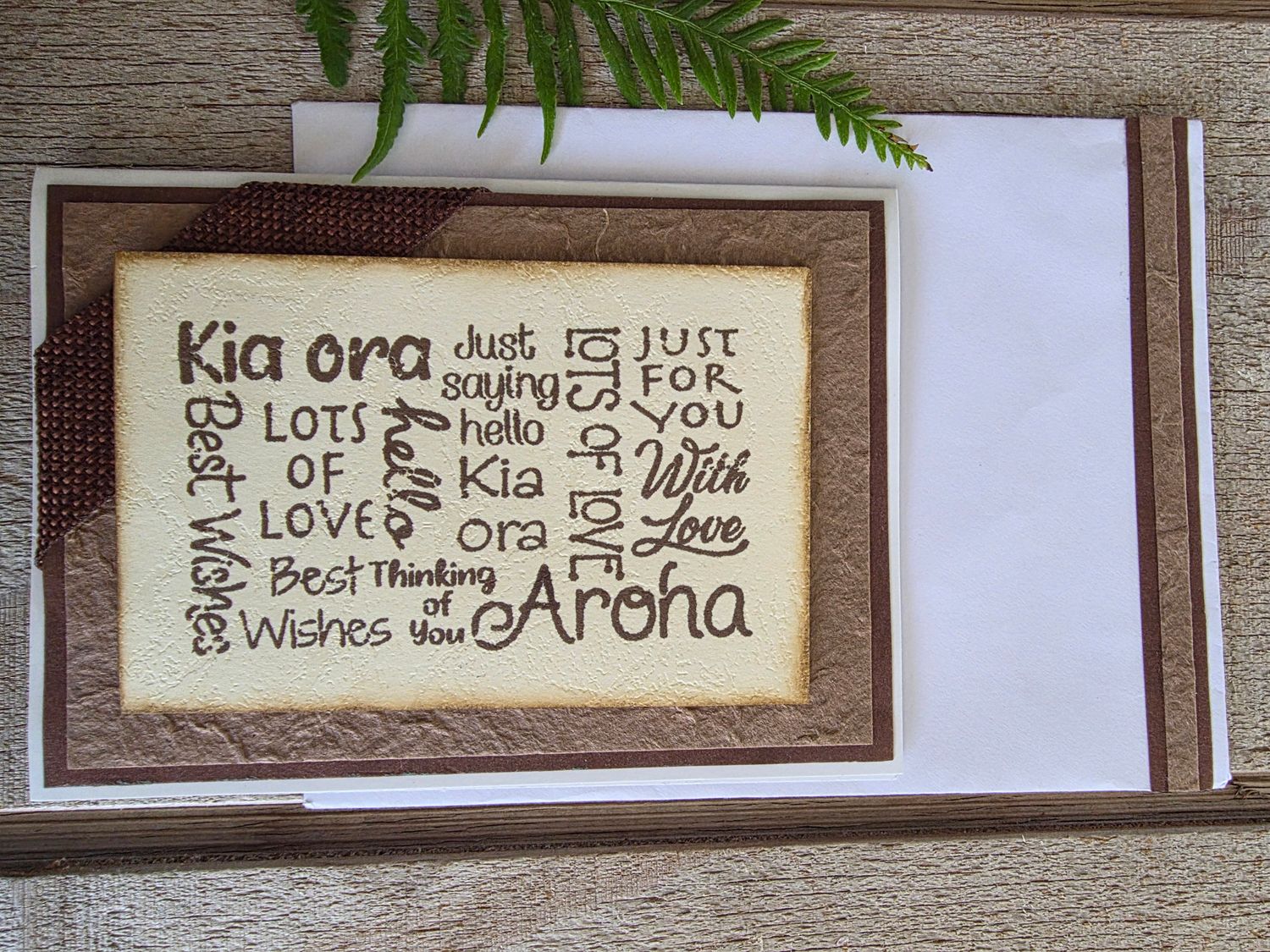 Kia ora, Aroha - Just saying hello