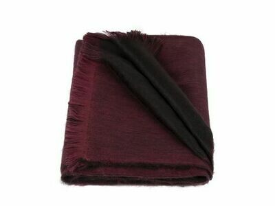 ALPACA LOCA huivi | Aubergine/musta ALPACA LOCA huivi | Aubergine/musta
