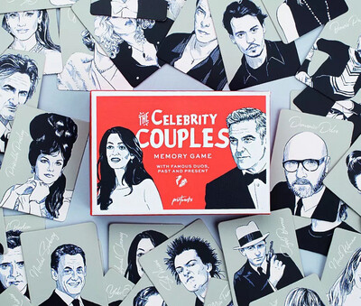 Muistipeli - Celebrity Couples | Printworks