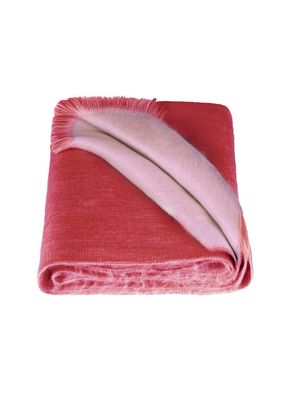 ALPACA LOCA huivi | Beige/Ruby Red