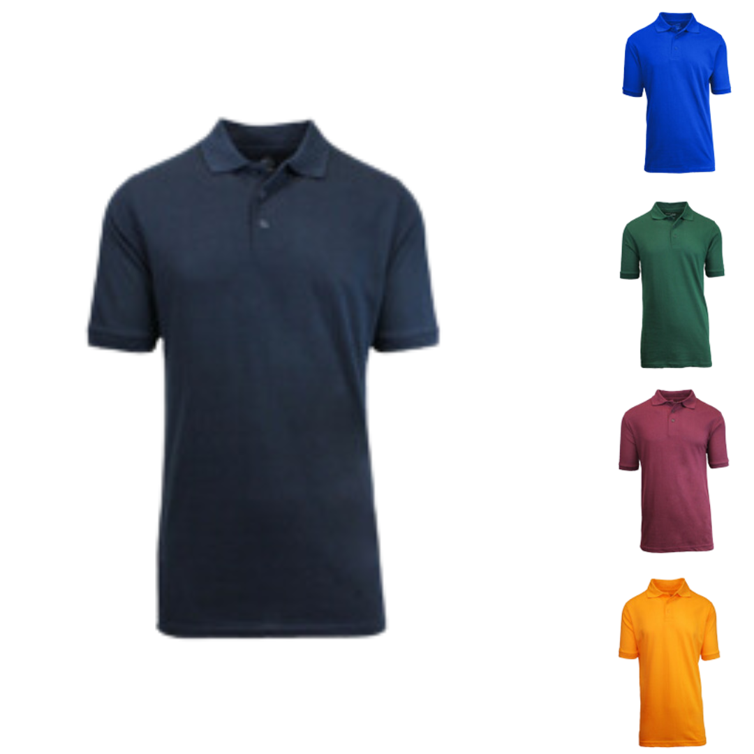 Navy Blank Polo