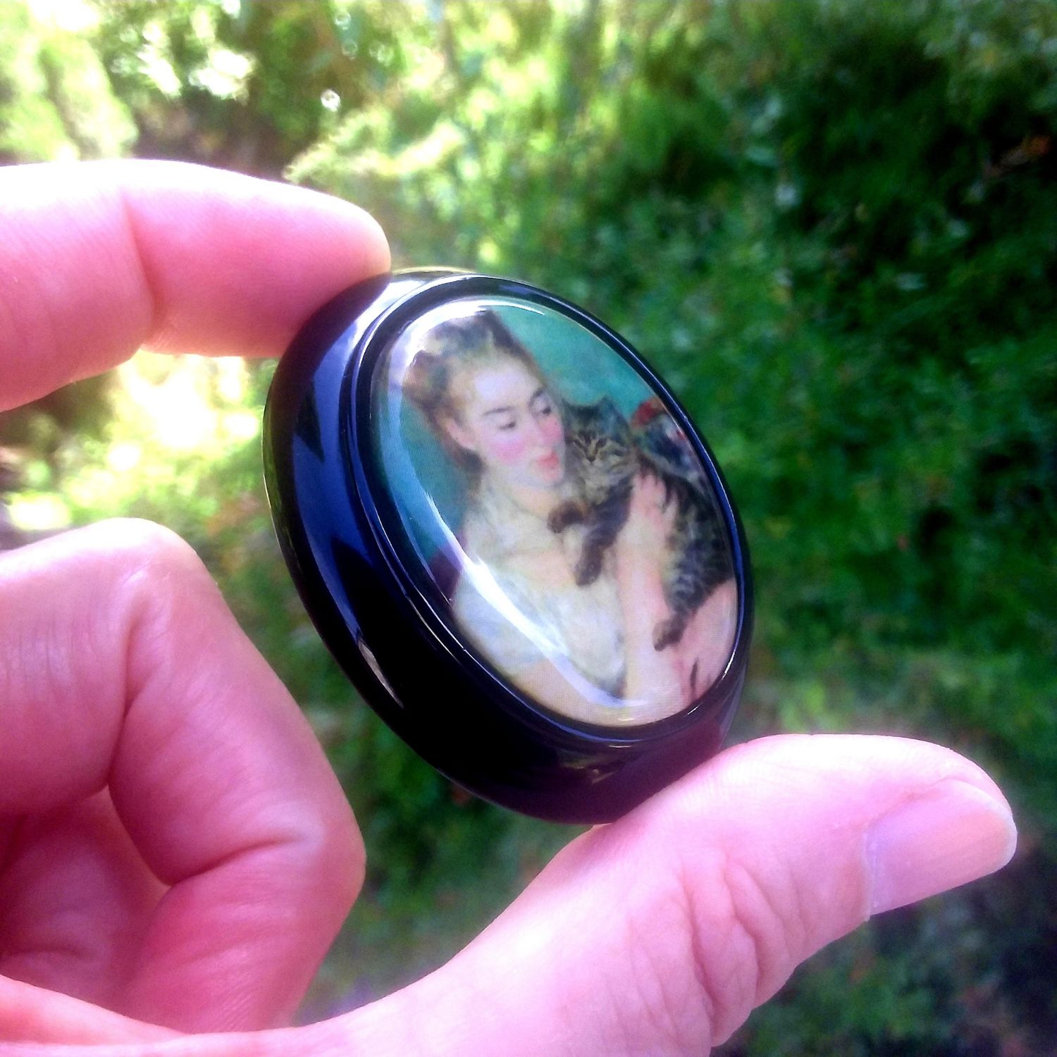 Broche Ovale Auguste Renoir