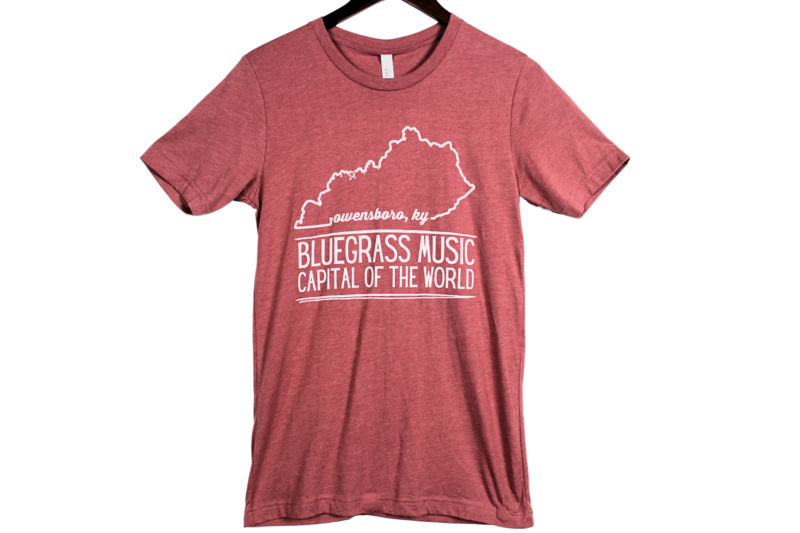 Bluegrass Music Capital Tee Mauve S