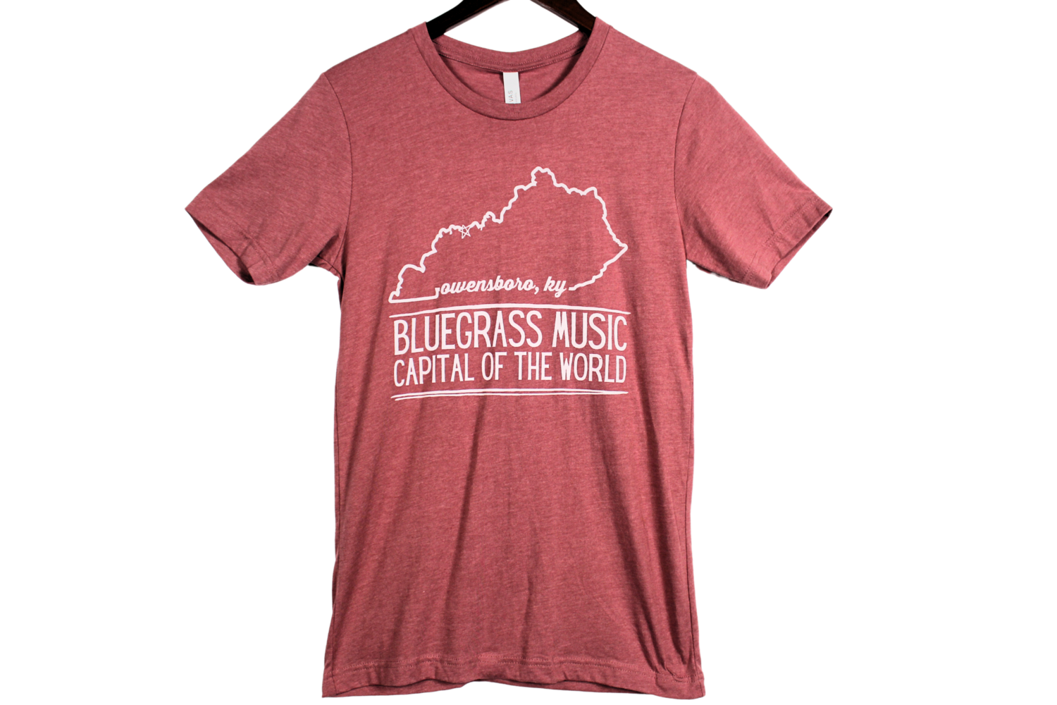 Bluegrass Music Capital Tee Mauve 3XL