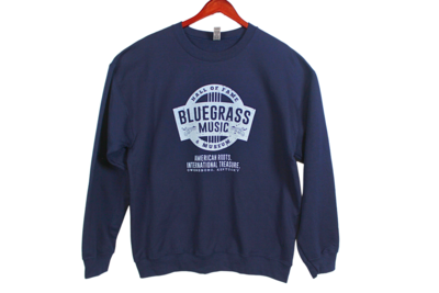 Bluegrass Music Hall of Fame Navy Sweatshirt L