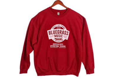 Bluegrass Music Hall of Fame Cardinal Sweatshirt XL
