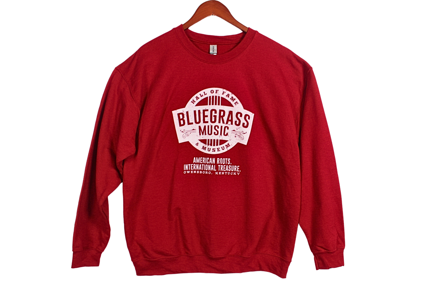Bluegrass Music Hall of Fame Cardinal Sweatshirt L