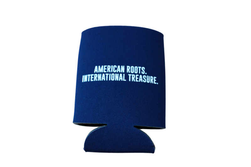 HOF Koozie Navy