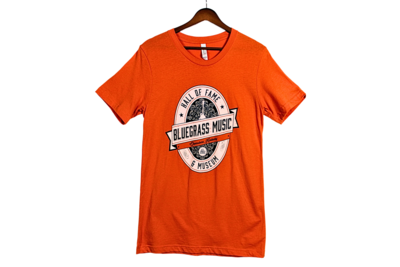 Bluegrass Music Hall of Fame Orange Label S/S M