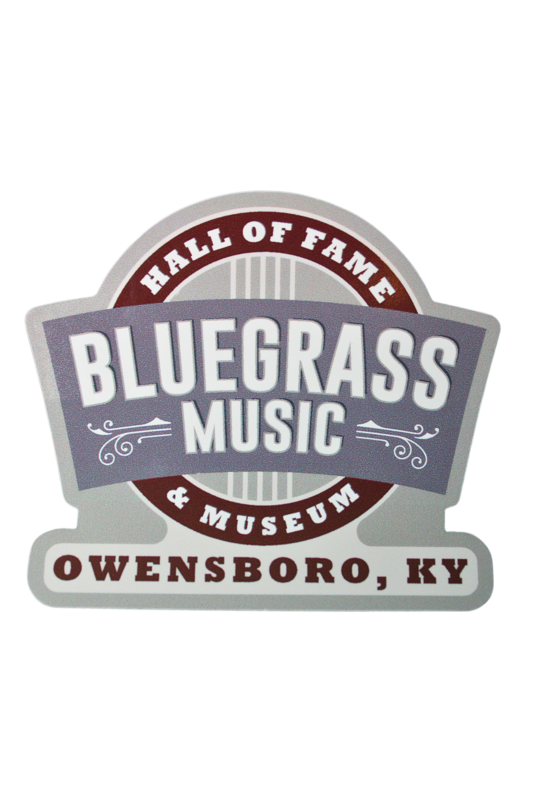 Bluegrass Music Hall of Fame Logo Sticker