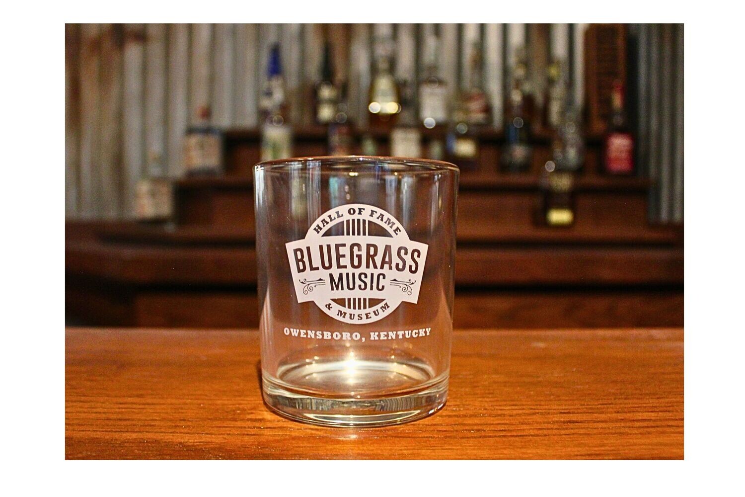 Bluegrass Music Hall of Fame Rocks Glass