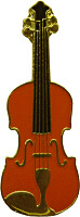 Fiddle Lapel Pin