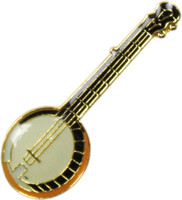 Banjo Lapel Pin