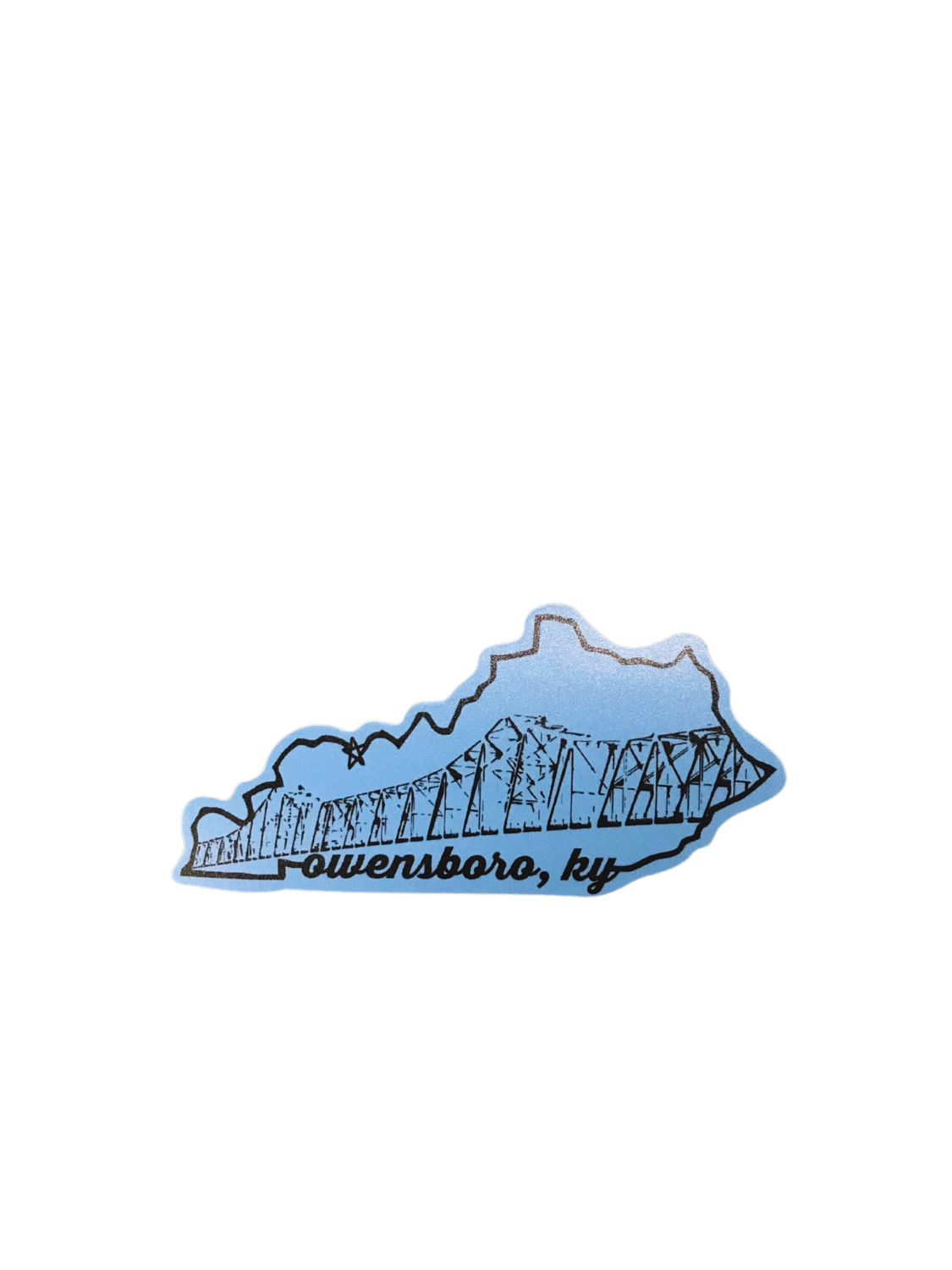 Owensboro, Kentucky Blue Bridge Sticker