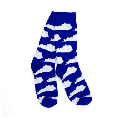 KY Socks White And Blue