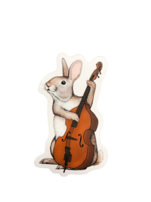 Rabbit Bass Sticker