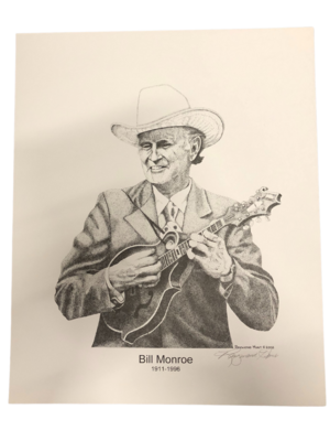 Bill Monroe Art Print