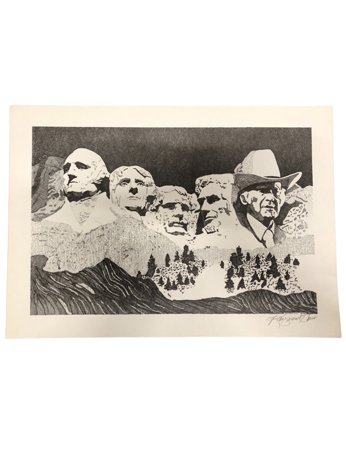 Bill Monroe Mount Rushmore Art Print