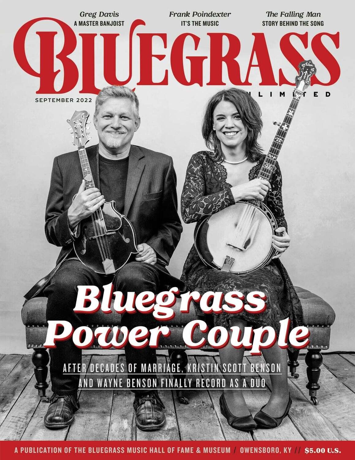 September 2022 Bluegrass Unlimited - Kristin Scott Benson & Wayne Benson